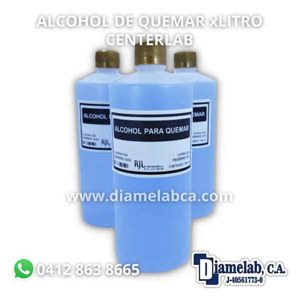 ALCOHOL DE QUEMAR xLITRO CENTERLAB - Diamelabca