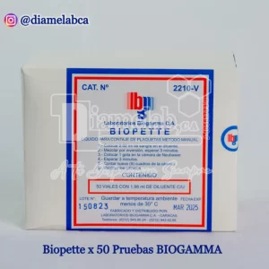 BIOPPETE x50 PRUEBAS BIOGAMMA