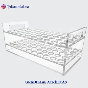 GRADILLA ACRÍLICAS 50 PUESTOS