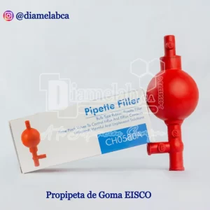 PROPIPETA DE GOMA TRES VALV