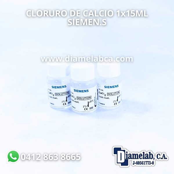CLORURO DE CALCIO 1x15ML SIEMEN.S - Diamelabca