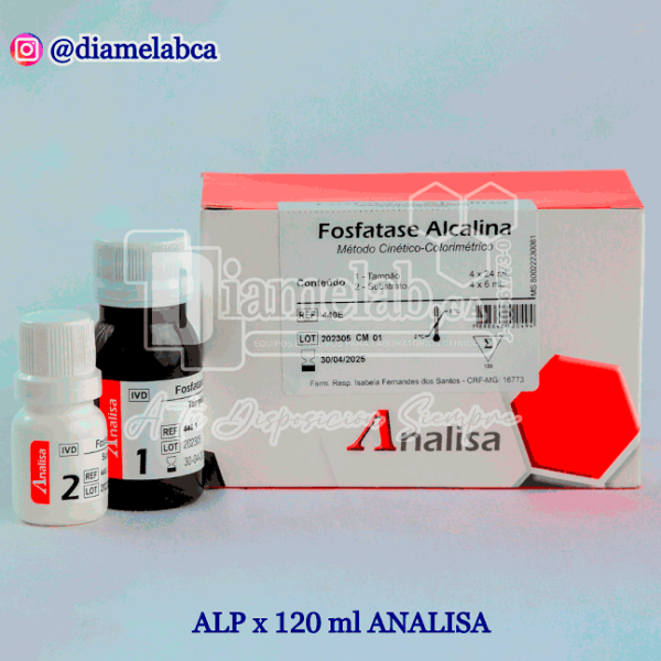 ALP (FOSFATASA  ALCALINA ) X120ML ANALISA
