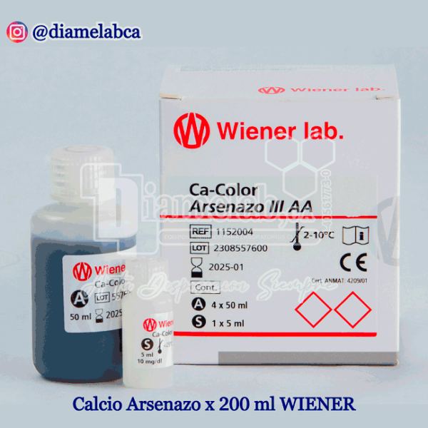 CALCIO AA ARSENAZO III 4x50ML WIENER